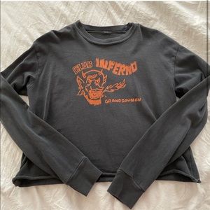 brandy melville club inferno top